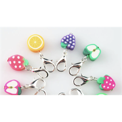 MASKEMARKR FRUKT med karabinkrok